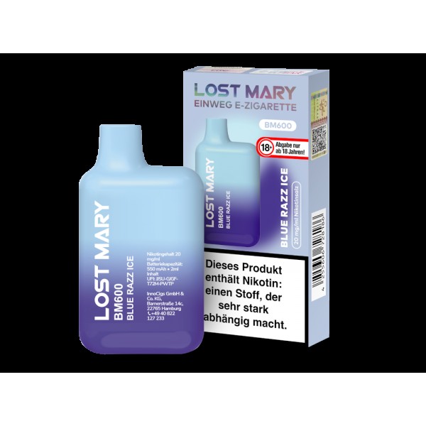 Lost Mary BM600 - Einweg E-Zigarette - 20mg/ml